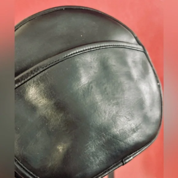 Vintage 80s 90s Coach Chester Canteen style Purse Bag black Leather Made in USA - Picture 11 of 11